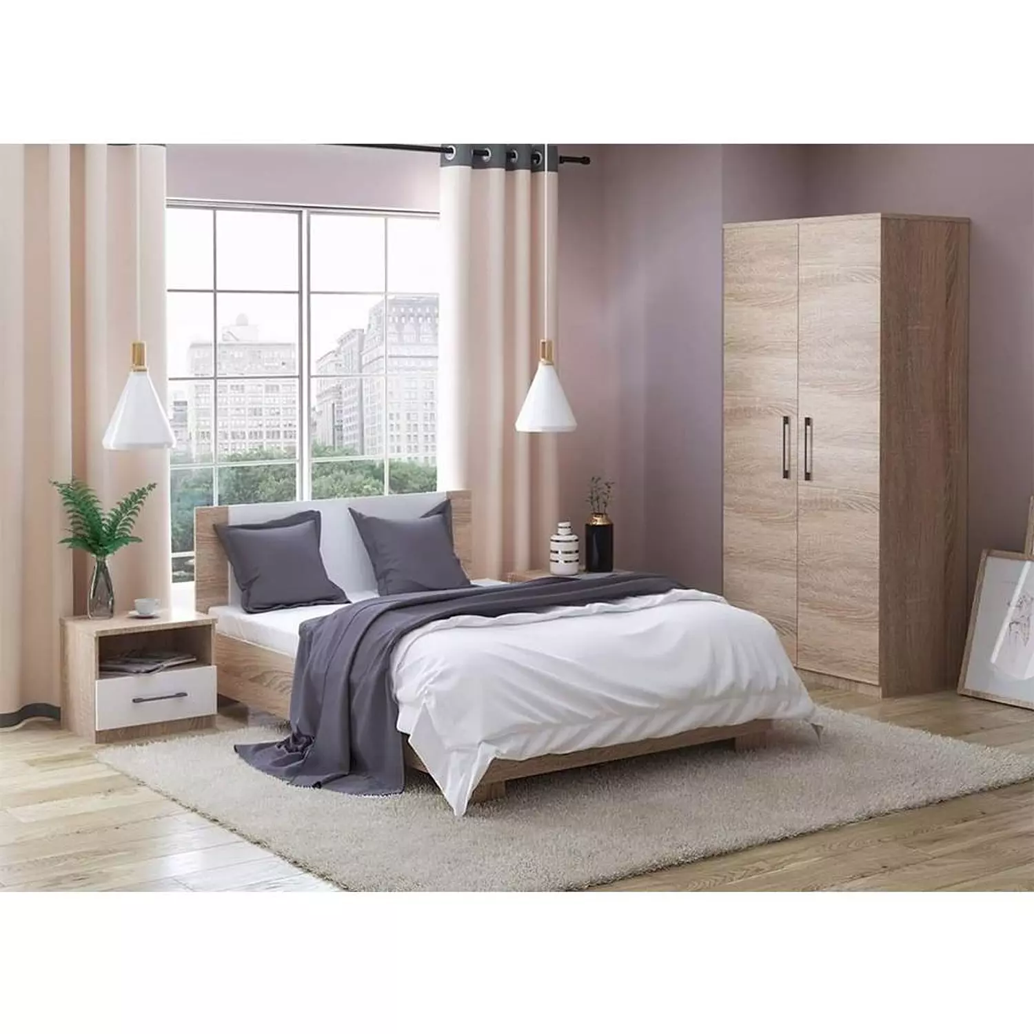 Bed room set 3 pieces - Artco.room013 hover image