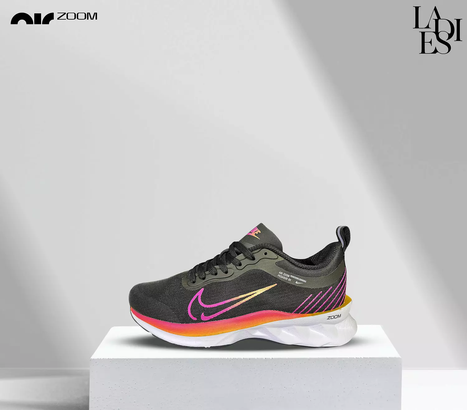 NIKE AIR ZOOM RUNNING SHOES - LADIES 1