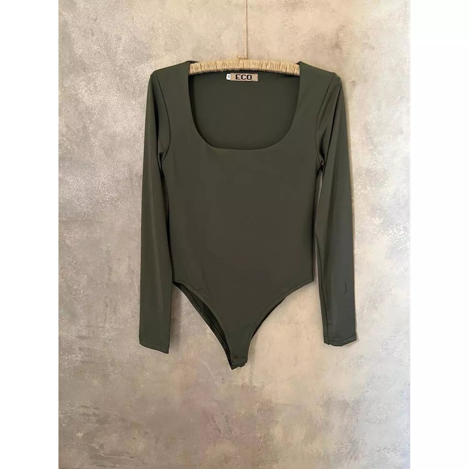 Square Neck Long Sleeves Bodysuit 5