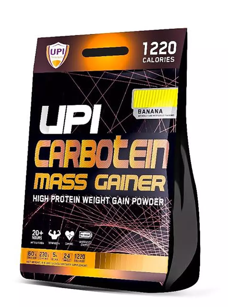 Upi Carbotein Mass Gainer-26Serv.-3.9KG-Banana