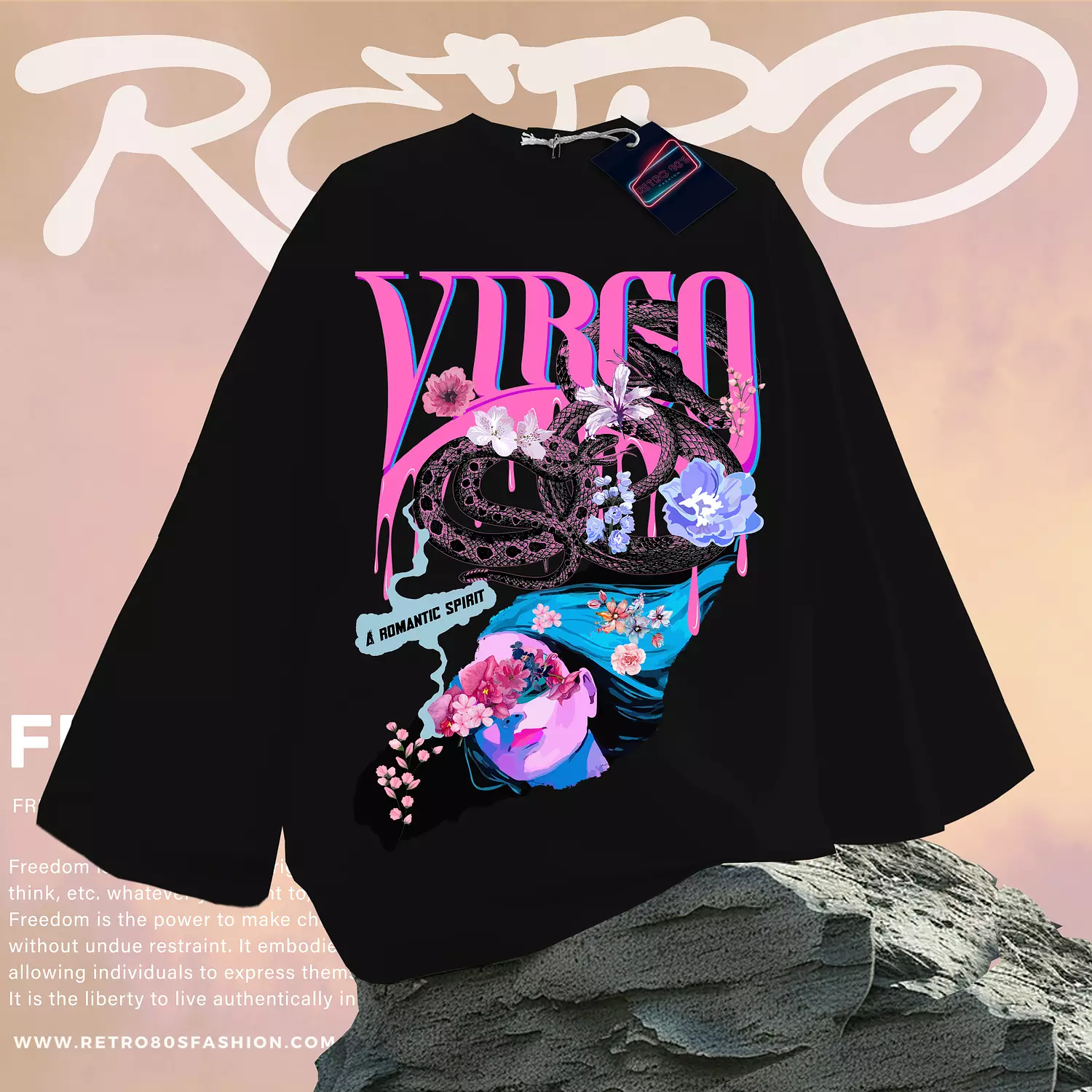 Virgo pink long sleeves hover image