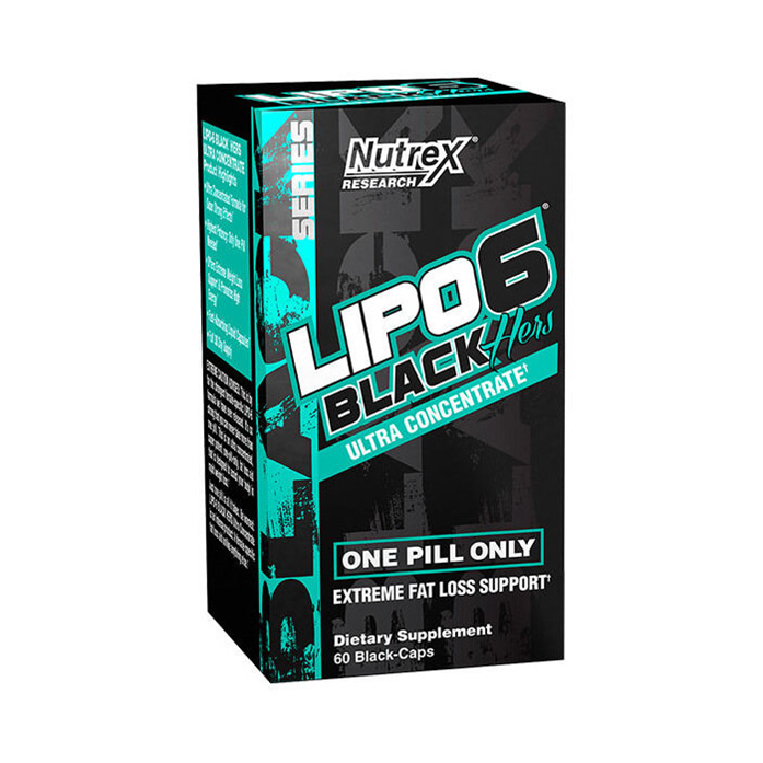 Lipo 6 Black Hers, Extreme Potency, Nutrex Research, 120 Capsules