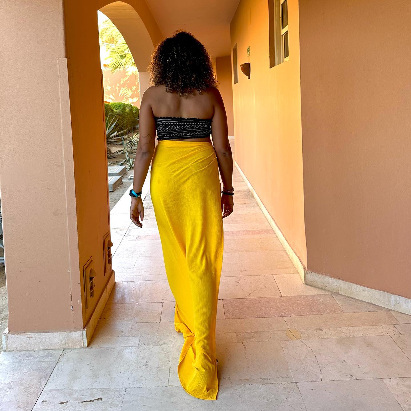 Yellow Seychelles coverup  1