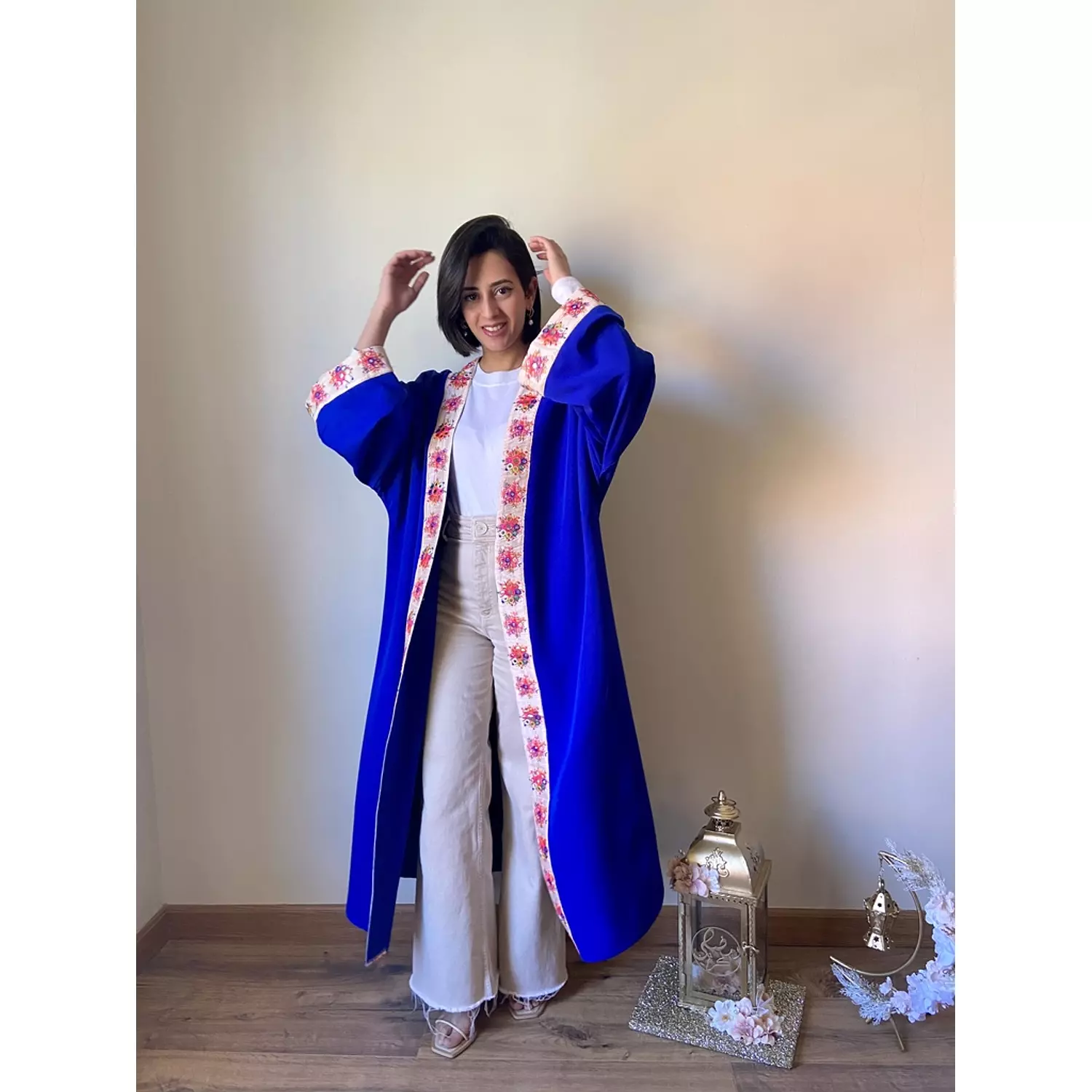 Royal Blue Kimono 9