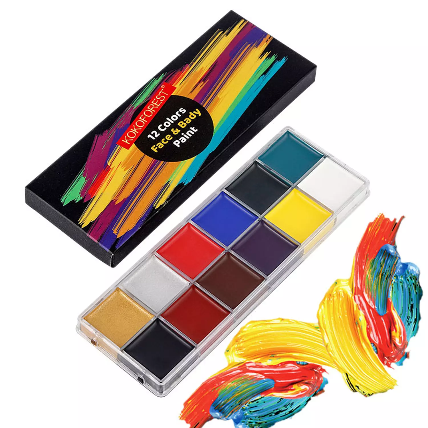 طقم الوان للوجه والجسم Kokoforest Face&Bady Paint Set hover image