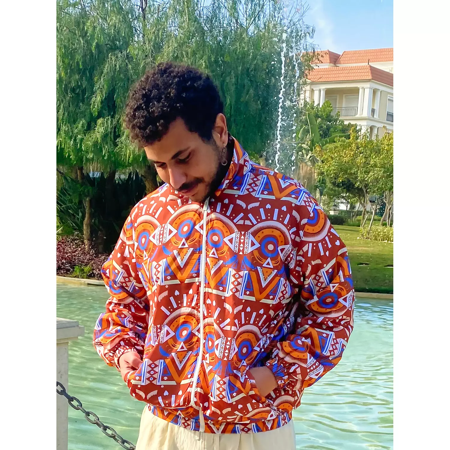 Ethnic Bomber Unisex Jacket hover image