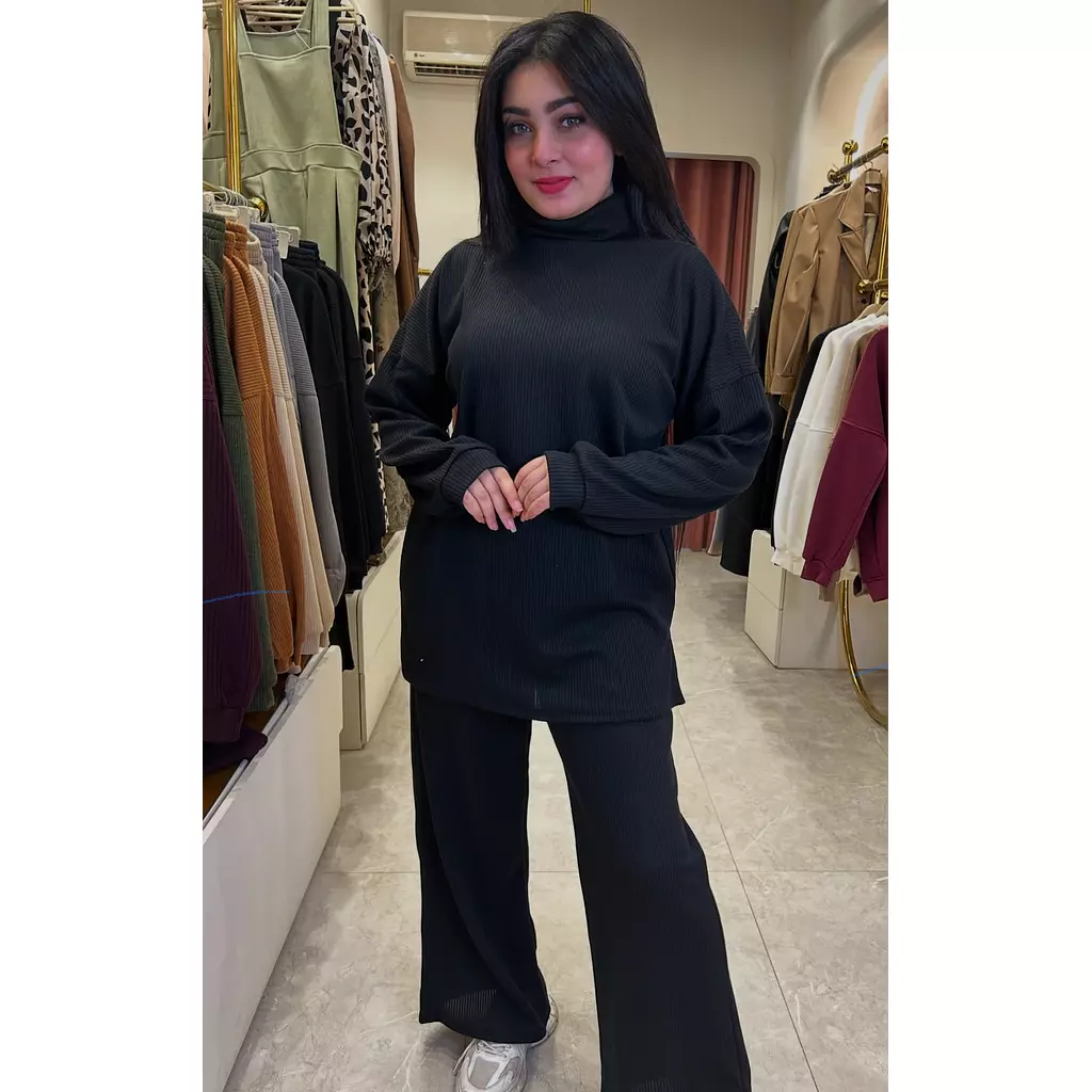 Midnight Luxe (Black) Cozy Suit