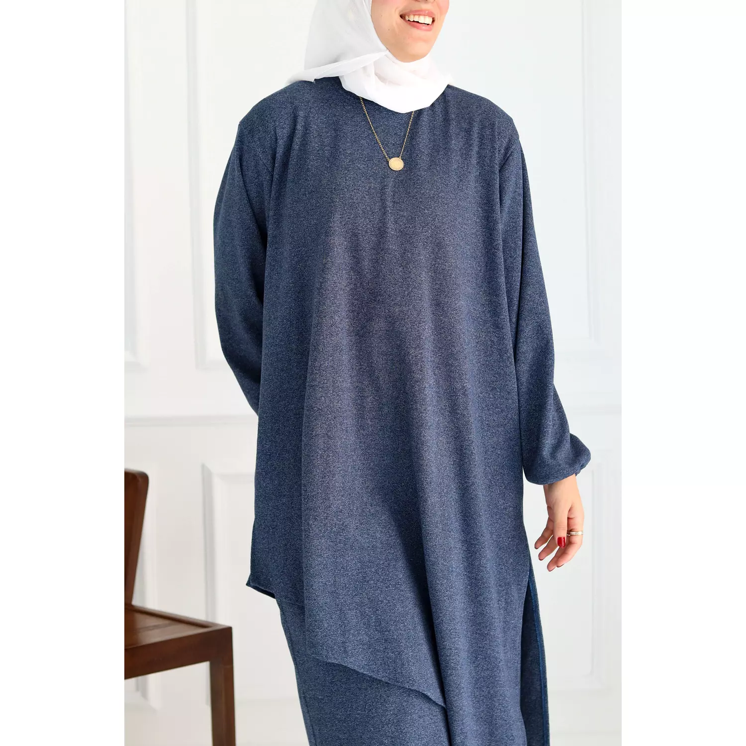 Blue Set Tunic & Pants 8