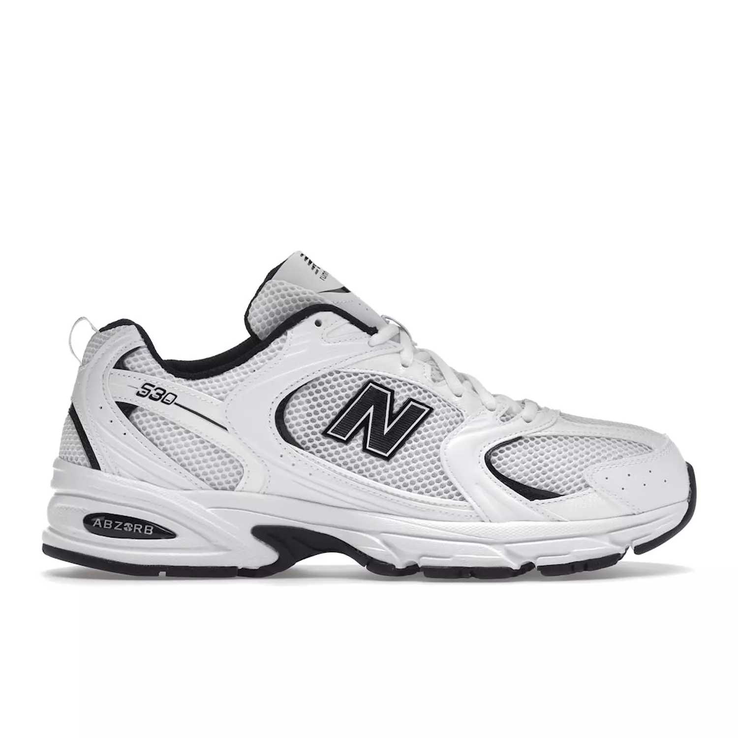 New Balance 530 White Black Details hover image