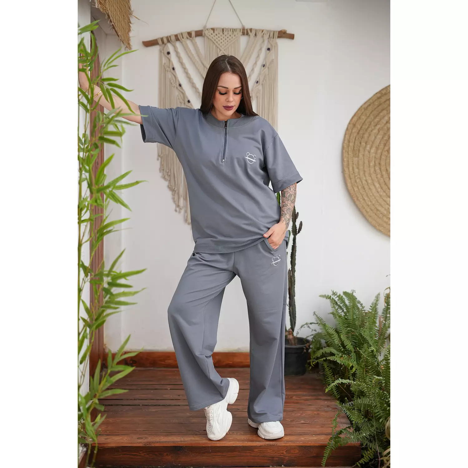 Grey unisex basic set    1