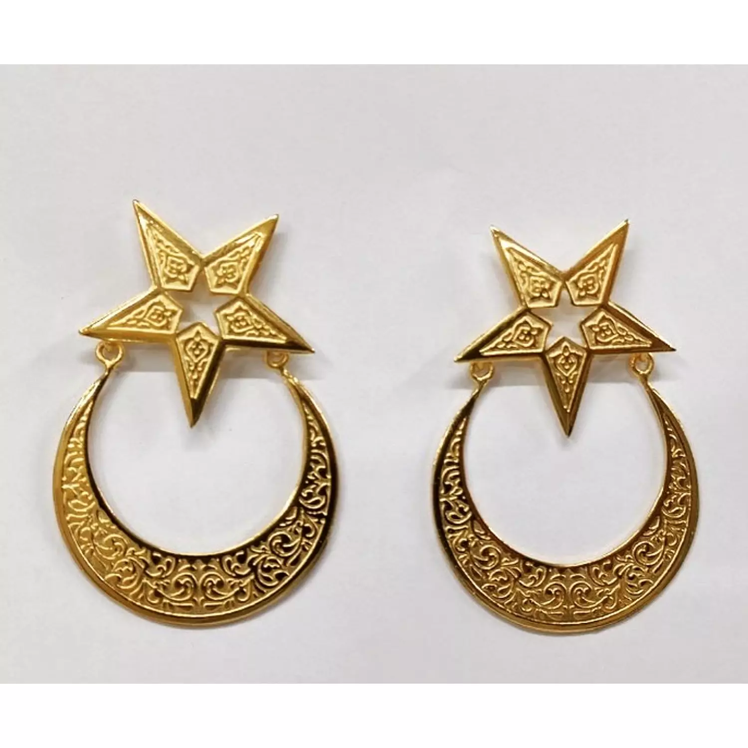 Star & crescent earrings  hover image