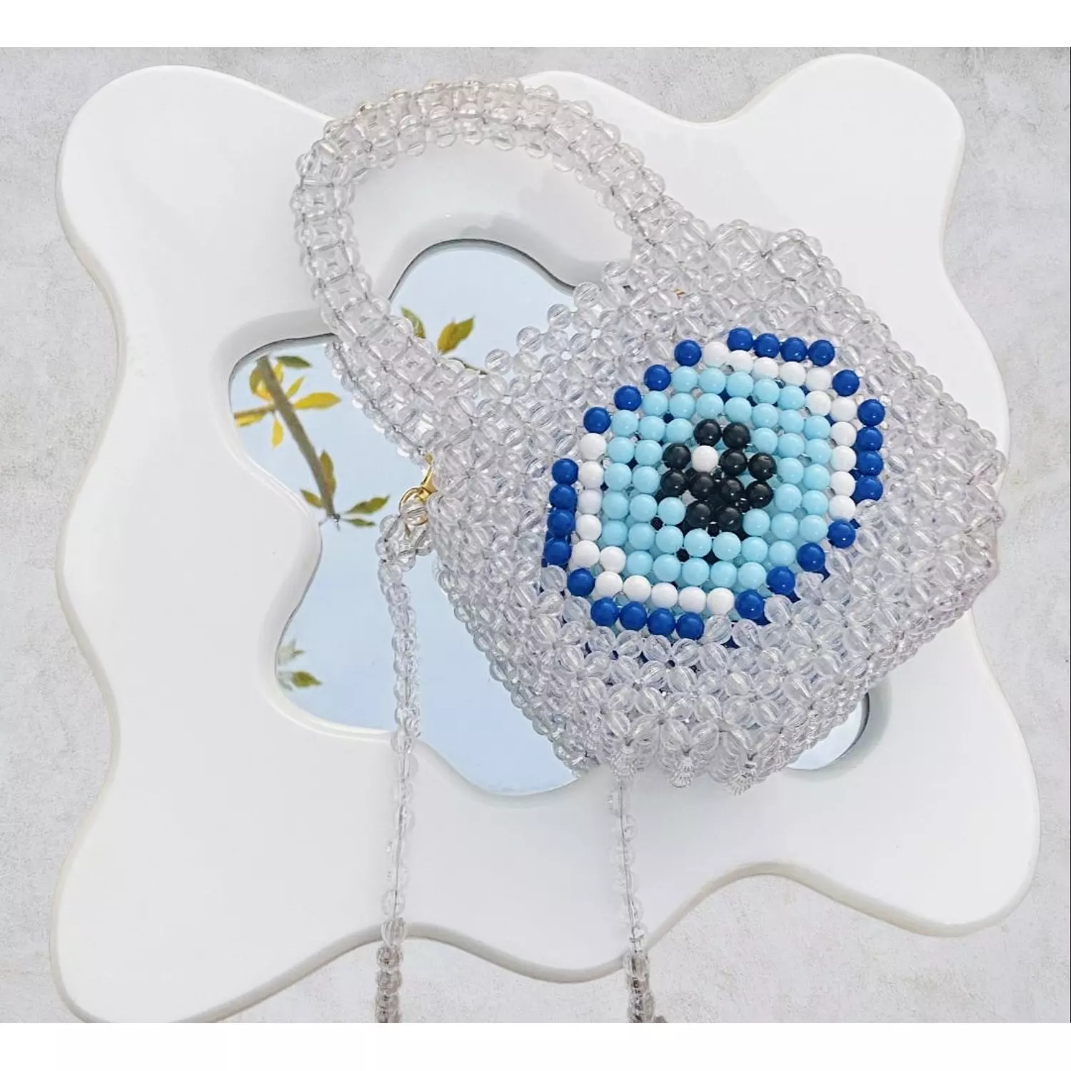 Evil Eye Mini White  hover image