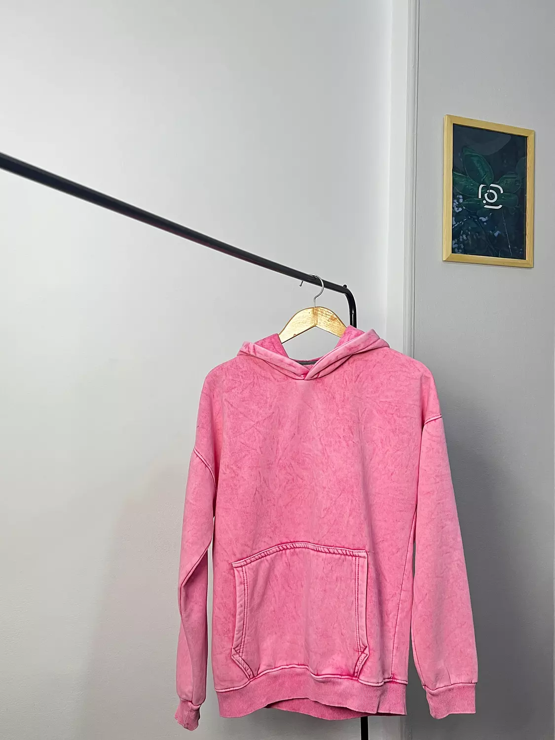 <p style="text-align: center"><strong><span style="color: #000000">Hoodie Washed Pink Oversize Unisex</span></strong></p>