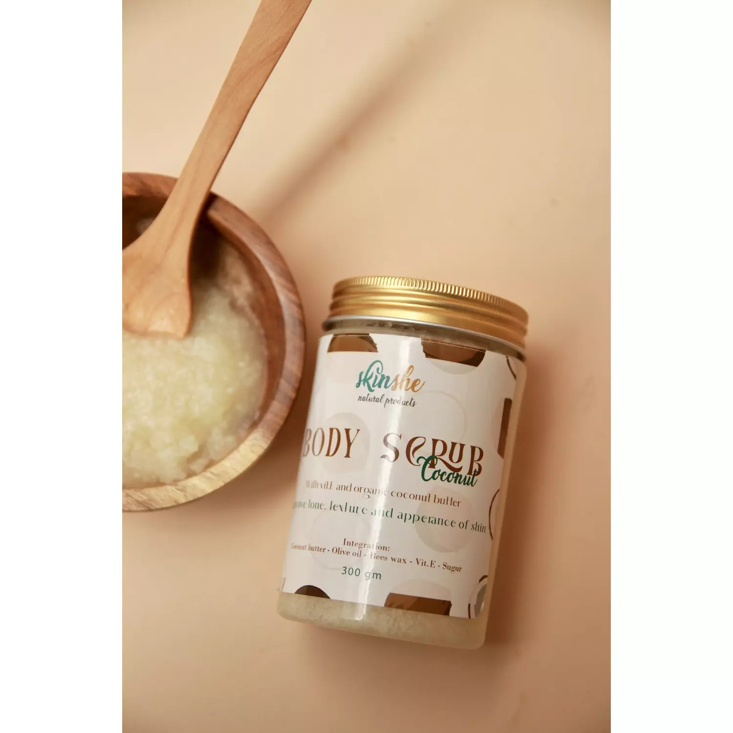 Creamy body scrub hover image