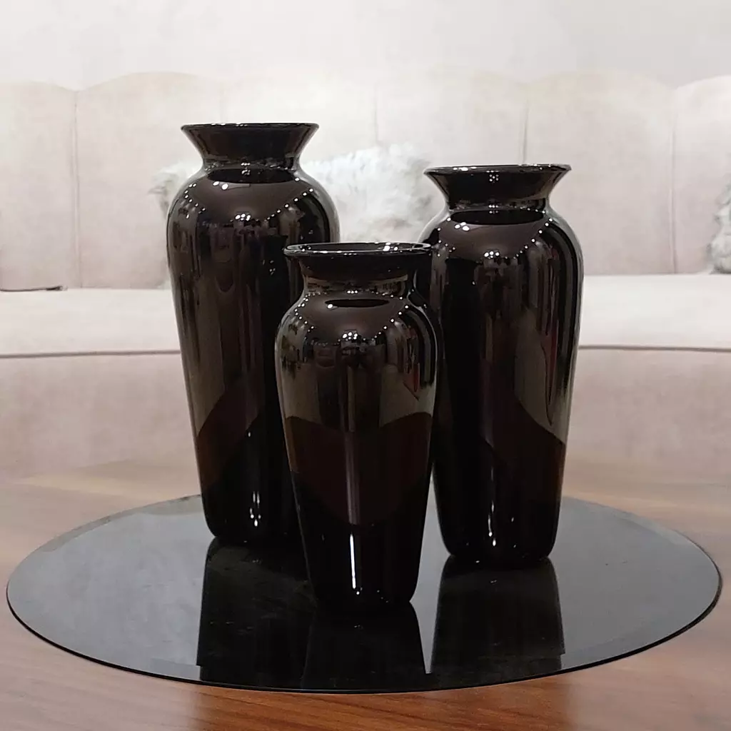 Black Vases