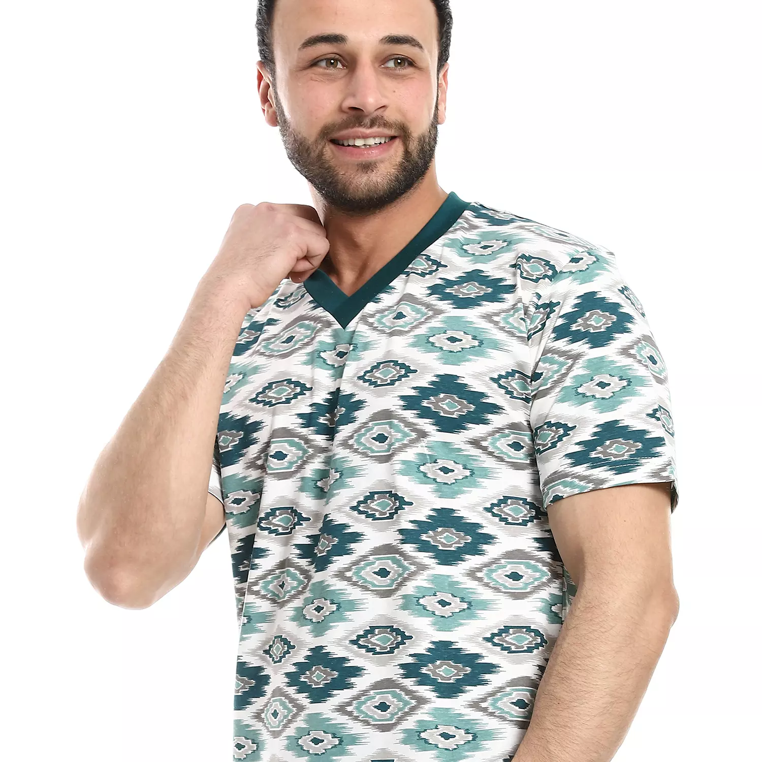 Men Printed Training - 2595 - Dark Green 2