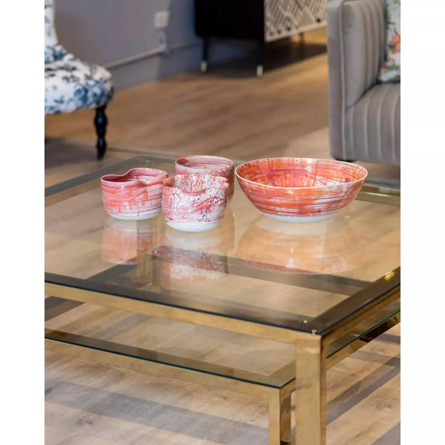 Golden Squared coffee Table hover image