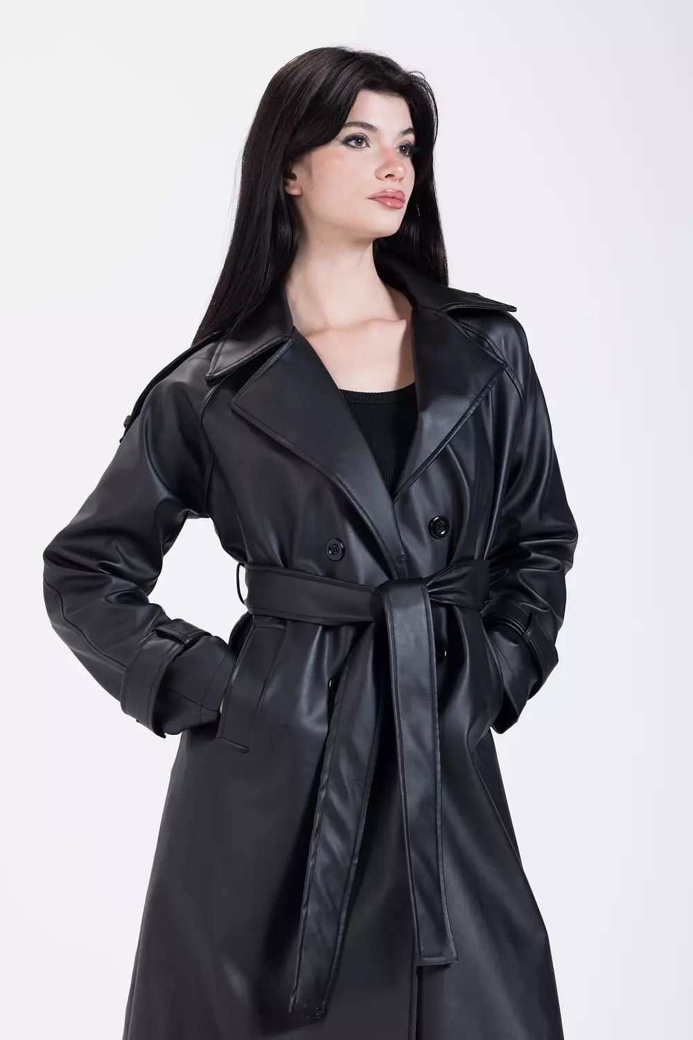 Diva Furry Leather Coat 6