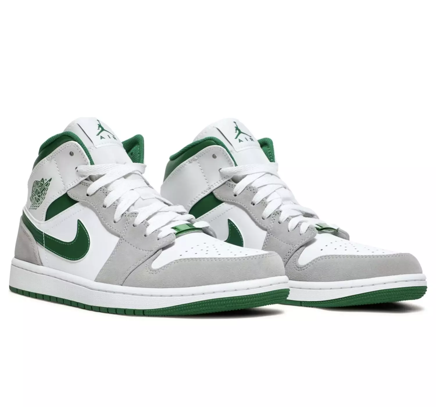 Air Jordan 1 Mid SE 'Grey Pine Green' 5