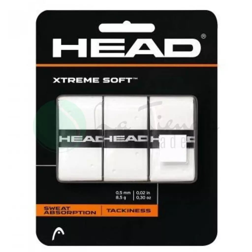 Head Xtreme Soft White Overgrip (Pack of 3)