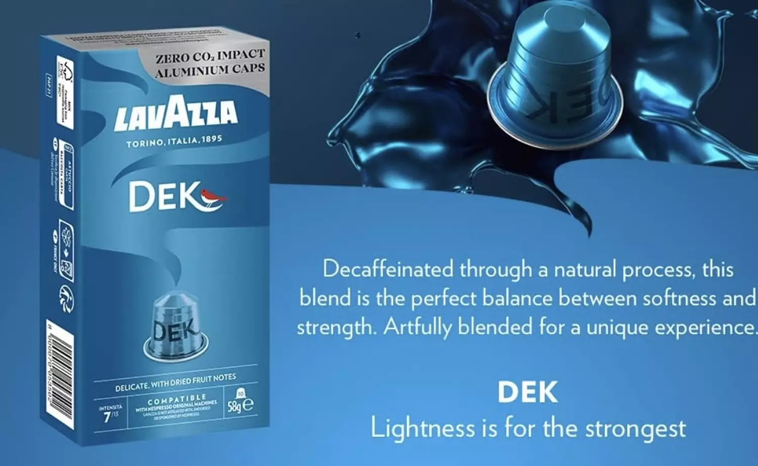 DeK NCC 10 Capsules Intensity 7 - Decaffeinated Coffee  2