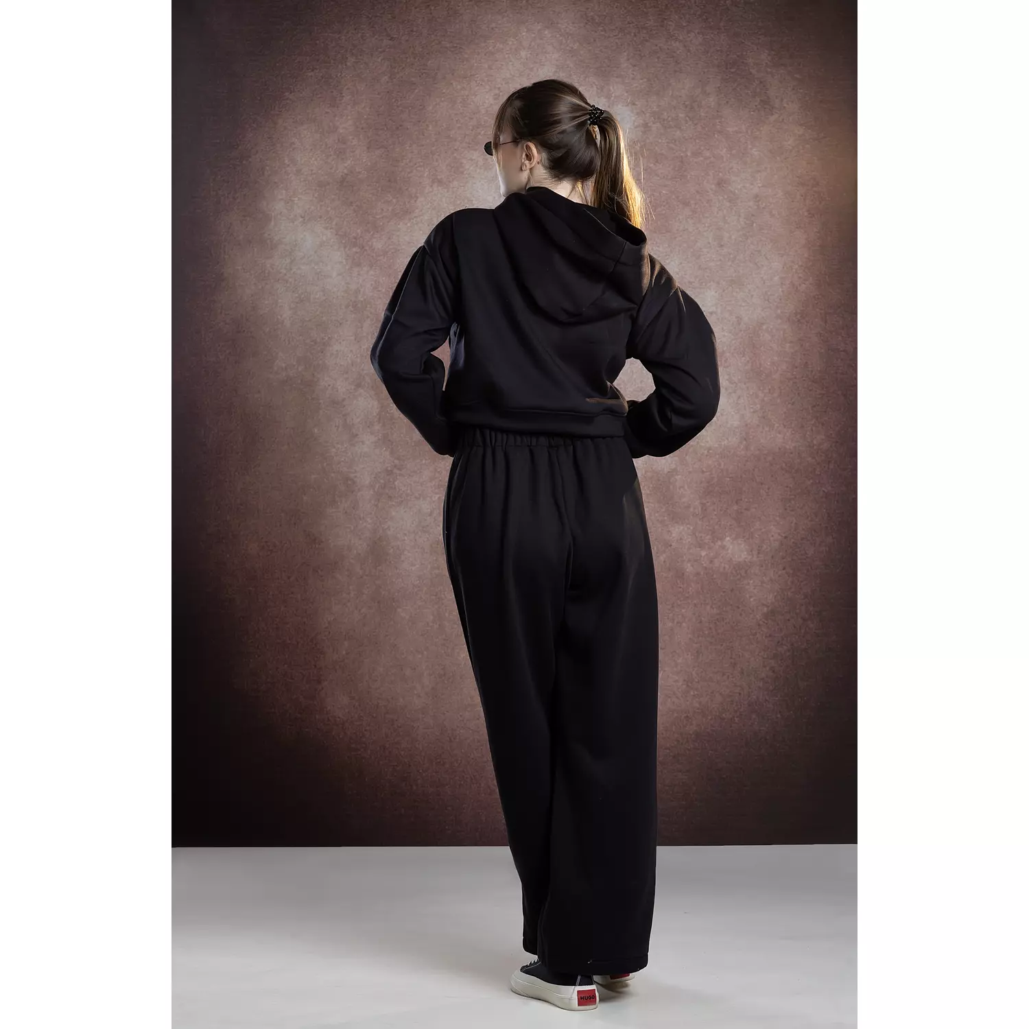 Cosmic Noir  Wide-Leg Pants 2